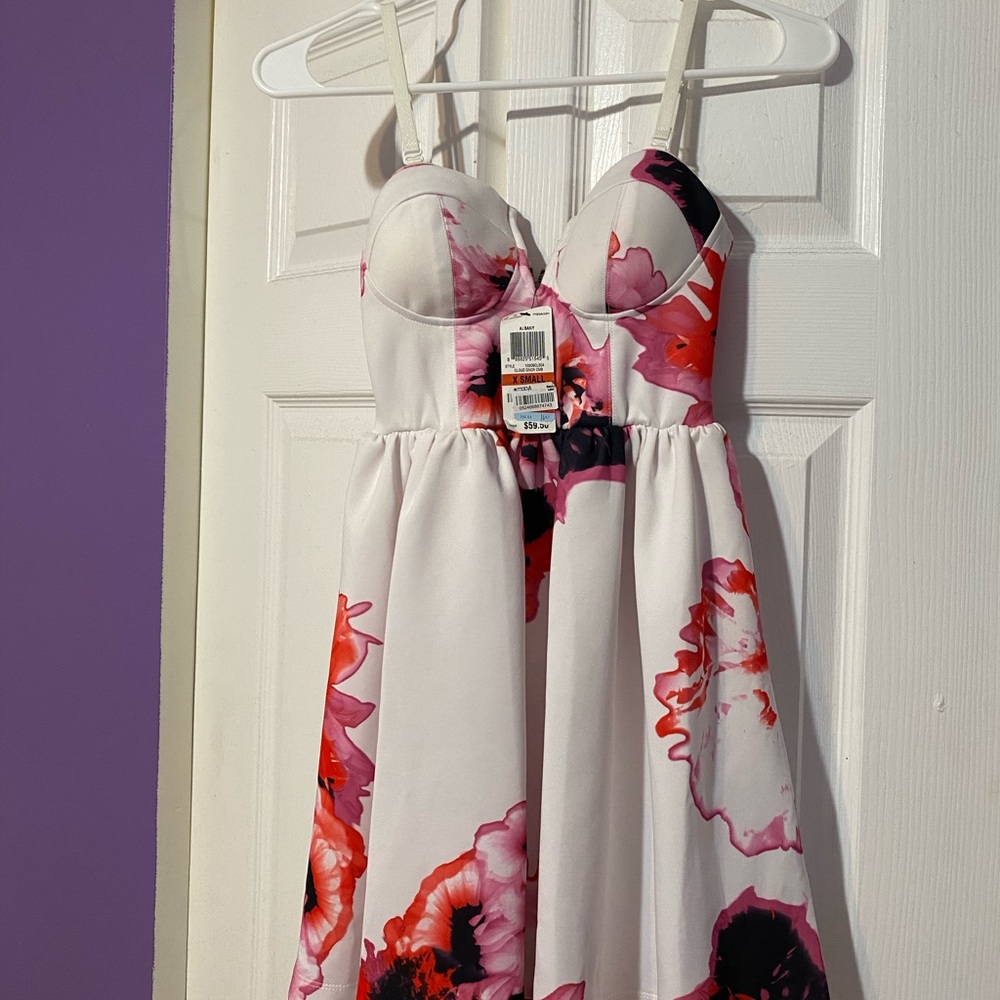 Macy’s mini floral dress